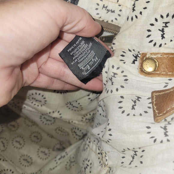 Myra Bags Button and Stitches Leather Tote Bag - Picture 13 of 15